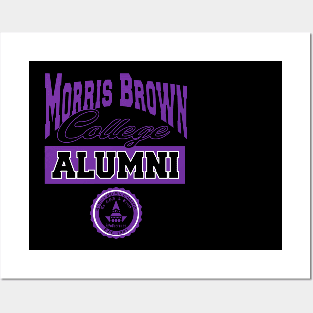 Morris Brown 1881 College Apparel Wall Art by HBCU Classic Apparel Co